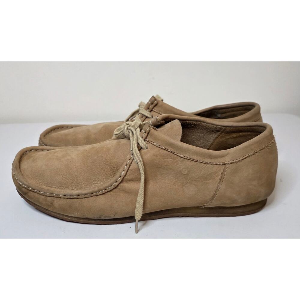 Clarks Men Wallabee Tan Suede Lace-up Shoe - Size 13 - Picture 4 of 8